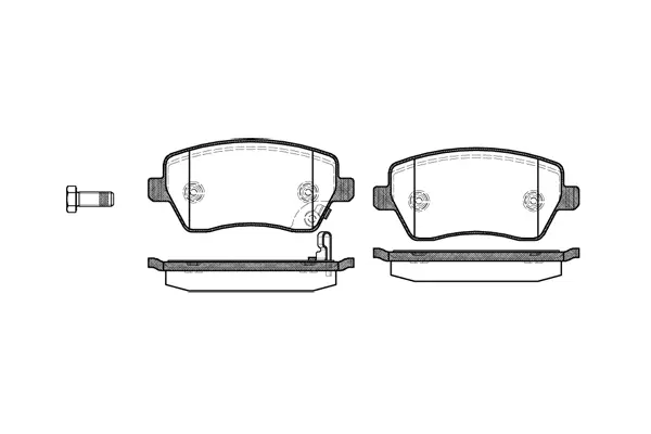 Brake Pad Set, disc brake (NB23973V01)