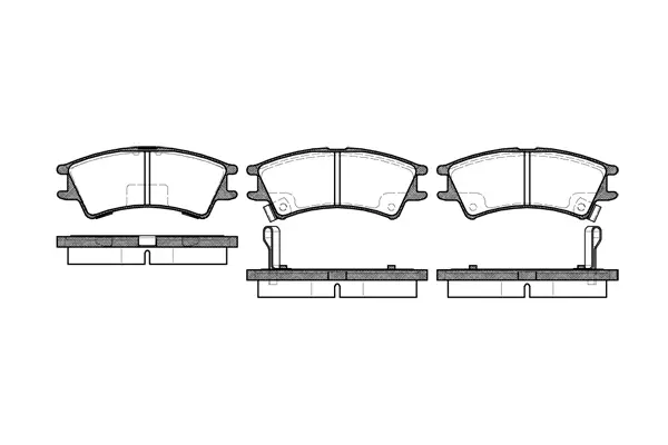 Brake Pad Set, disc brake (NB23238V02)