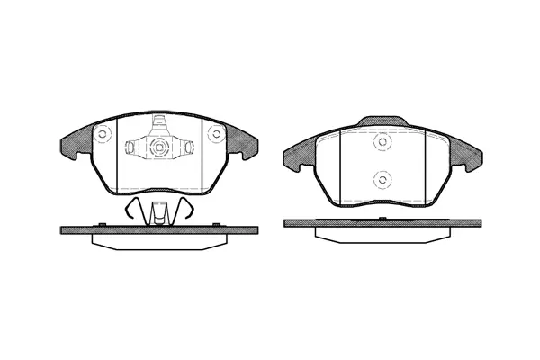 Brake Pad Set, disc brake (NB23589V00)