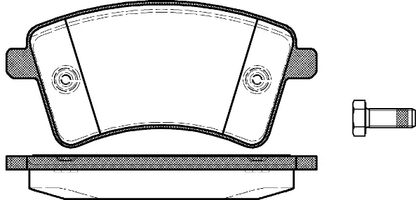 Brake Pad Set, disc brake (NB24693N00)