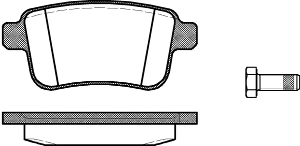 Brake Pad Set, disc brake (NB24692N00)