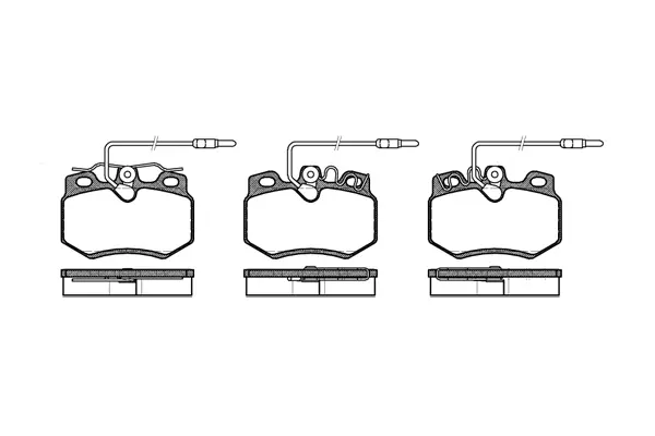 Brake Pad Set, disc brake (NB21614V04)