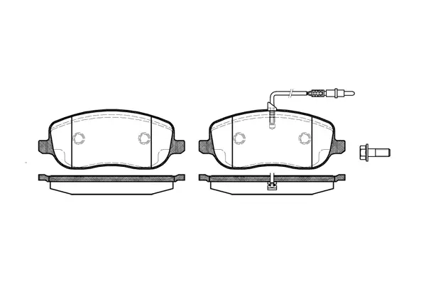Brake Pad Set, disc brake (NB20267V02)