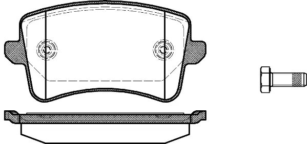 Brake Pad Set, disc brake (NB24606V00)