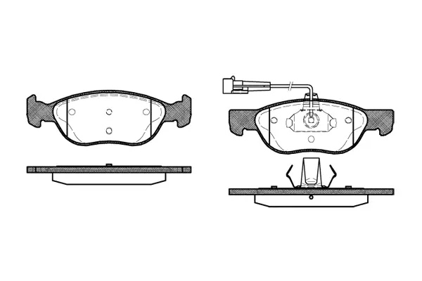 Brake Pad Set, disc brake (NB21927V02)