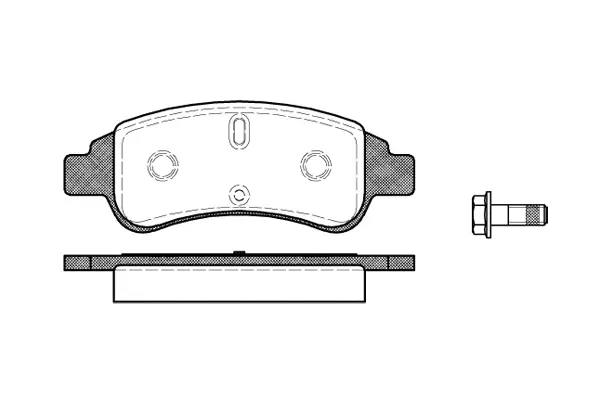 Brake Pad Set, disc brake (NB24101S03)