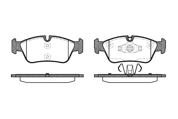 Brake Pad Set, disc brake (NB21924A02)