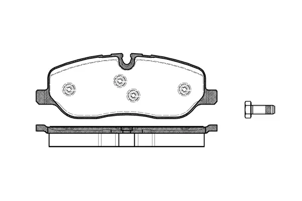 Brake Pad Set, disc brake (NB24191N00)
