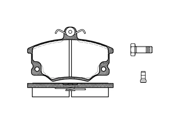 Brake Pad Set, disc brake (NB20833V00)