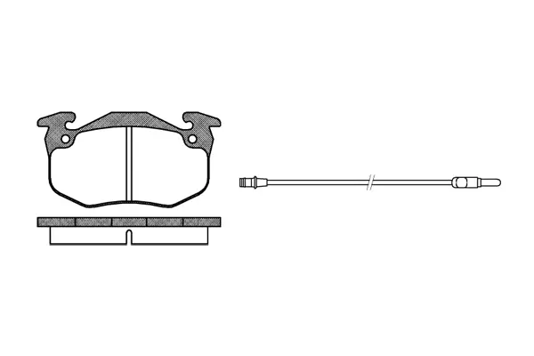 Brake Pad Set, disc brake (NB20634V02)