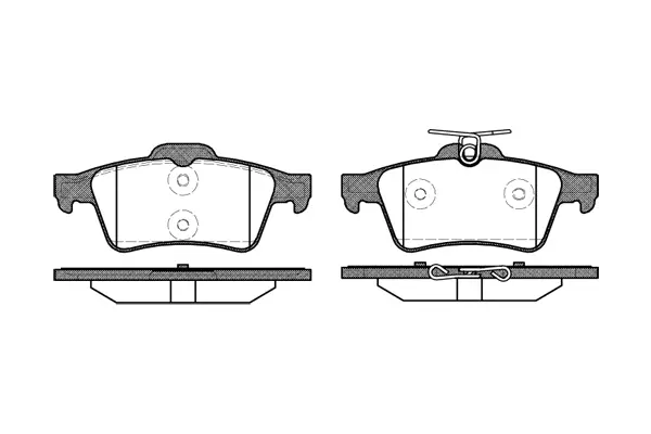 Brake Pad Set, disc brake (NB24137S01)
