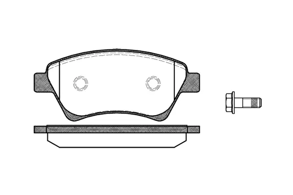 Brake Pad Set, disc brake (NB23930S00)