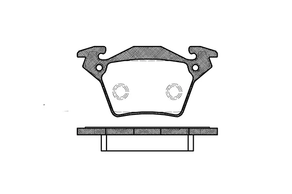 Brake Pad Set, disc brake (NB23020N00)