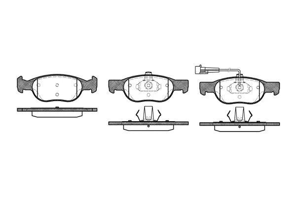 Brake Pad Set, disc brake (NB21930V02)