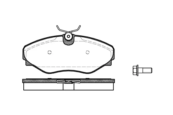 Brake Pad Set, disc brake (NB24971N00)