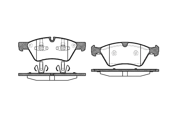 Brake Pad Set, disc brake (NB23922N00)