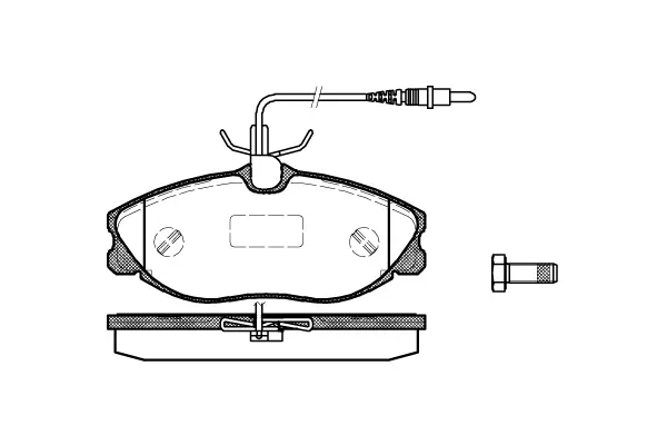 Brake Pad Set, disc brake (NB21674V04)