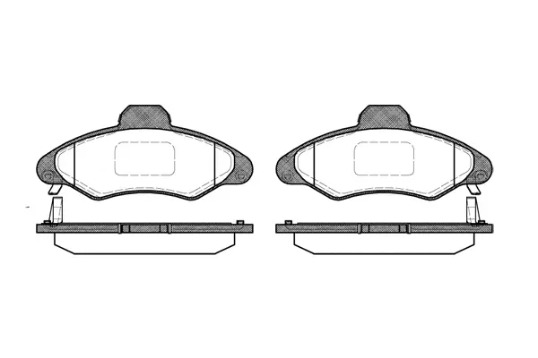 Brake Pad Set, disc brake (NB23300V04)