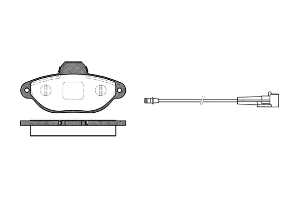 Brake Pad Set, disc brake (NB21437V01)