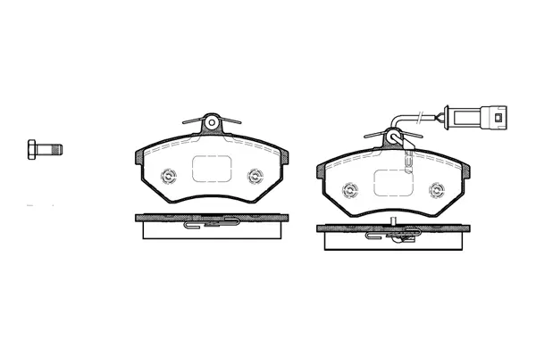 Brake Pad Set, disc brake (NB20901T19)