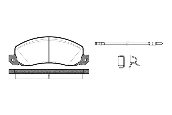 Brake Pad Set, disc brake (NB20926V02)