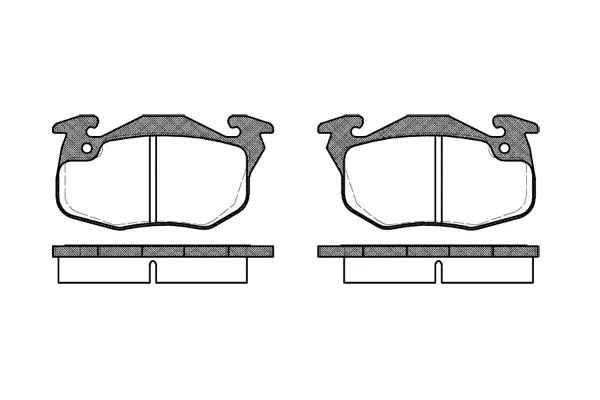 Brake Pad Set, disc brake (NB20905V00)