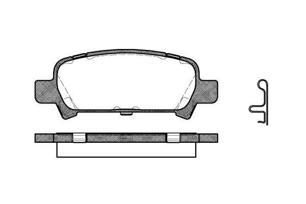 Brake Pad Set, disc brake (NB23572V01)