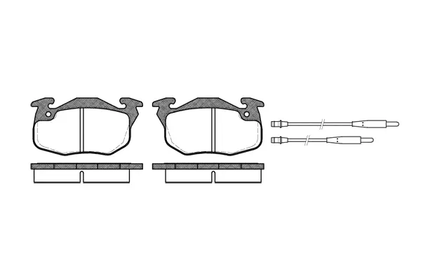 Brake Pad Set, disc brake (NB21609V02)