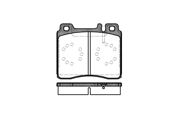 Brake Pad Set, disc brake (NB21303N00)