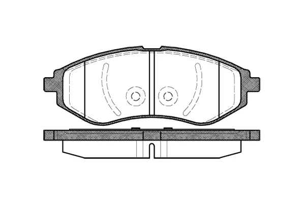 Brake Pad Set, disc brake (NB23974V00)