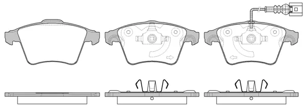 Brake Pad Set, disc brake (NB23748S02)