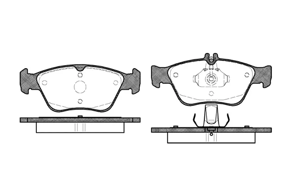 Brake Pad Set, disc brake (NB21664S01)