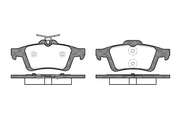 Brake Pad Set, disc brake (NB25213S02)