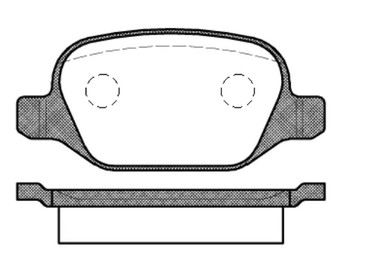 Brake Pad Set, disc brake (NB23517S02)