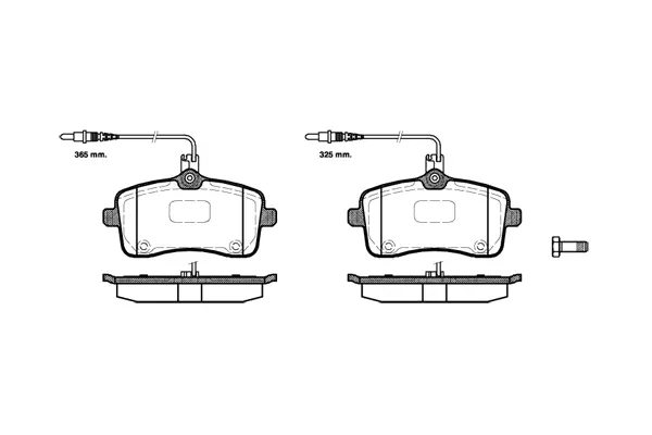 Brake Pad Set, disc brake (NB24134V04)
