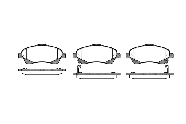 Brake Pad Set, disc brake (NB23768V02)