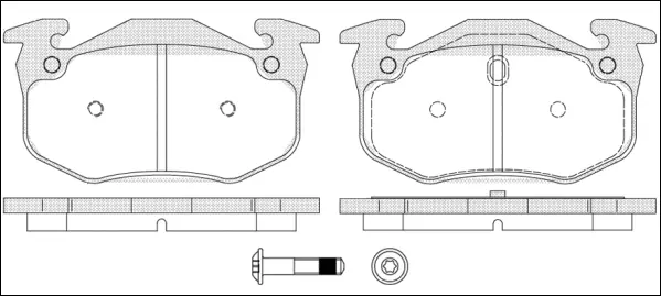 Brake Pad Set, disc brake (NB20315T10)