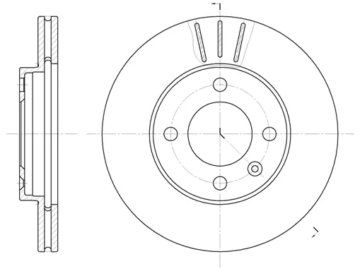 Brake Disc (NB011950V04F)