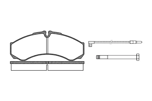 Brake Pad Set, disc brake (NB29121V02)