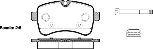 Brake Pad Set, disc brake (NB29232V00)