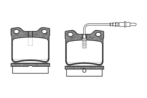 Brake Pad Set, disc brake (NB21279V02)