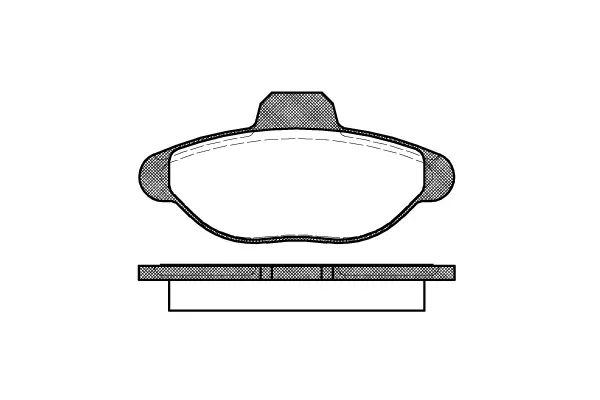 Brake Pad Set, disc brake (NB21365T16)
