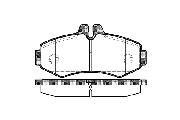 Brake Pad Set, disc brake (NB23022N00)