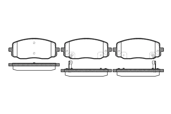 Brake Pad Set, disc brake (NB24110S00)