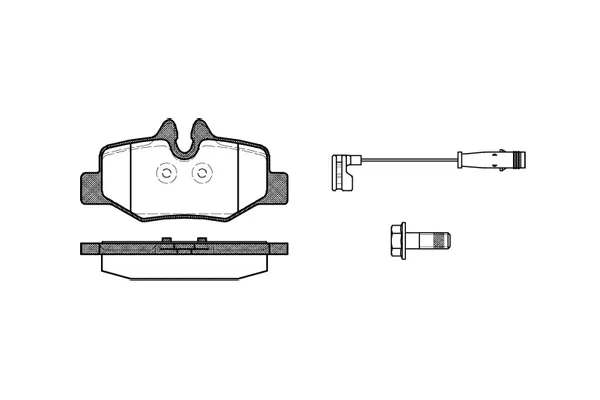 Brake Pad Set, disc brake (NB24008V02)