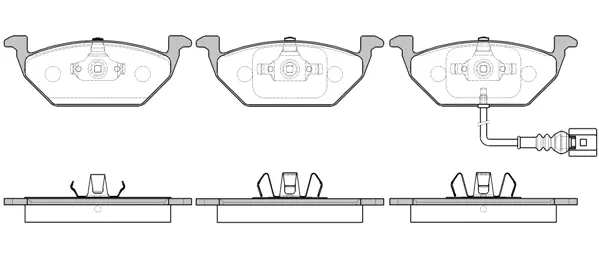 Brake Pad Set, disc brake (NB23131S02)