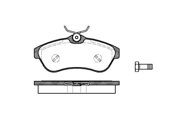 Brake Pad Set, disc brake (NB23409N00)