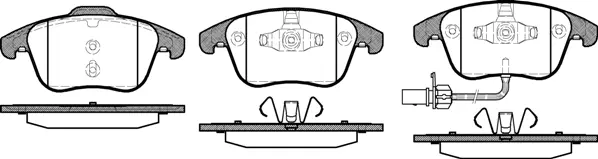 Brake Pad Set, disc brake (NB24705V01)