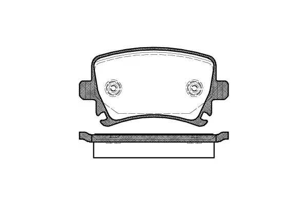 Brake Pad Set, disc brake (NB23914N00)