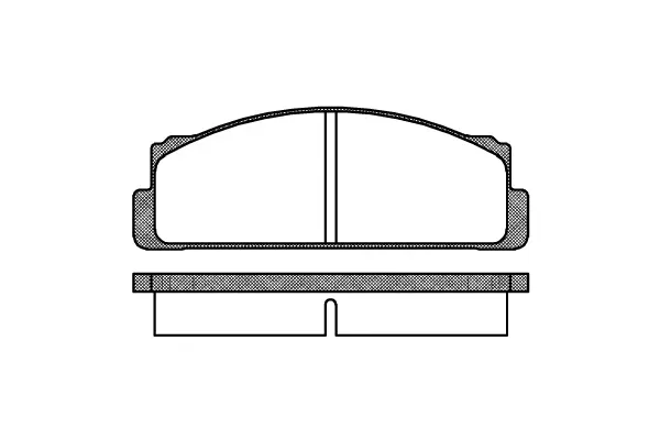 Brake Pad Set, disc brake (NB20073N00)